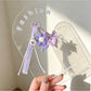 Keypus - PVC Flower Charm Woven Cord Bag Keychain