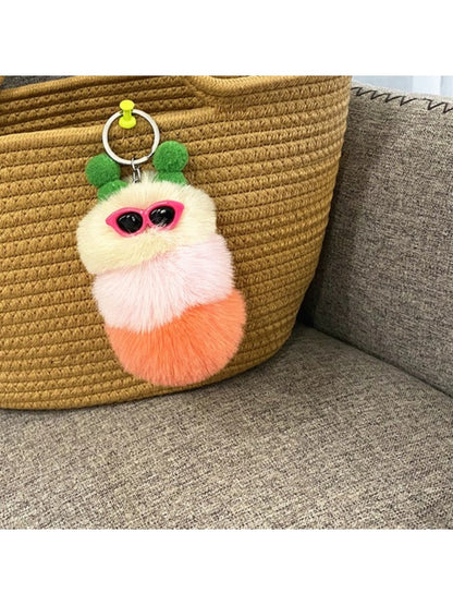 Keypus - Cute Creative Caterpillar Keychain