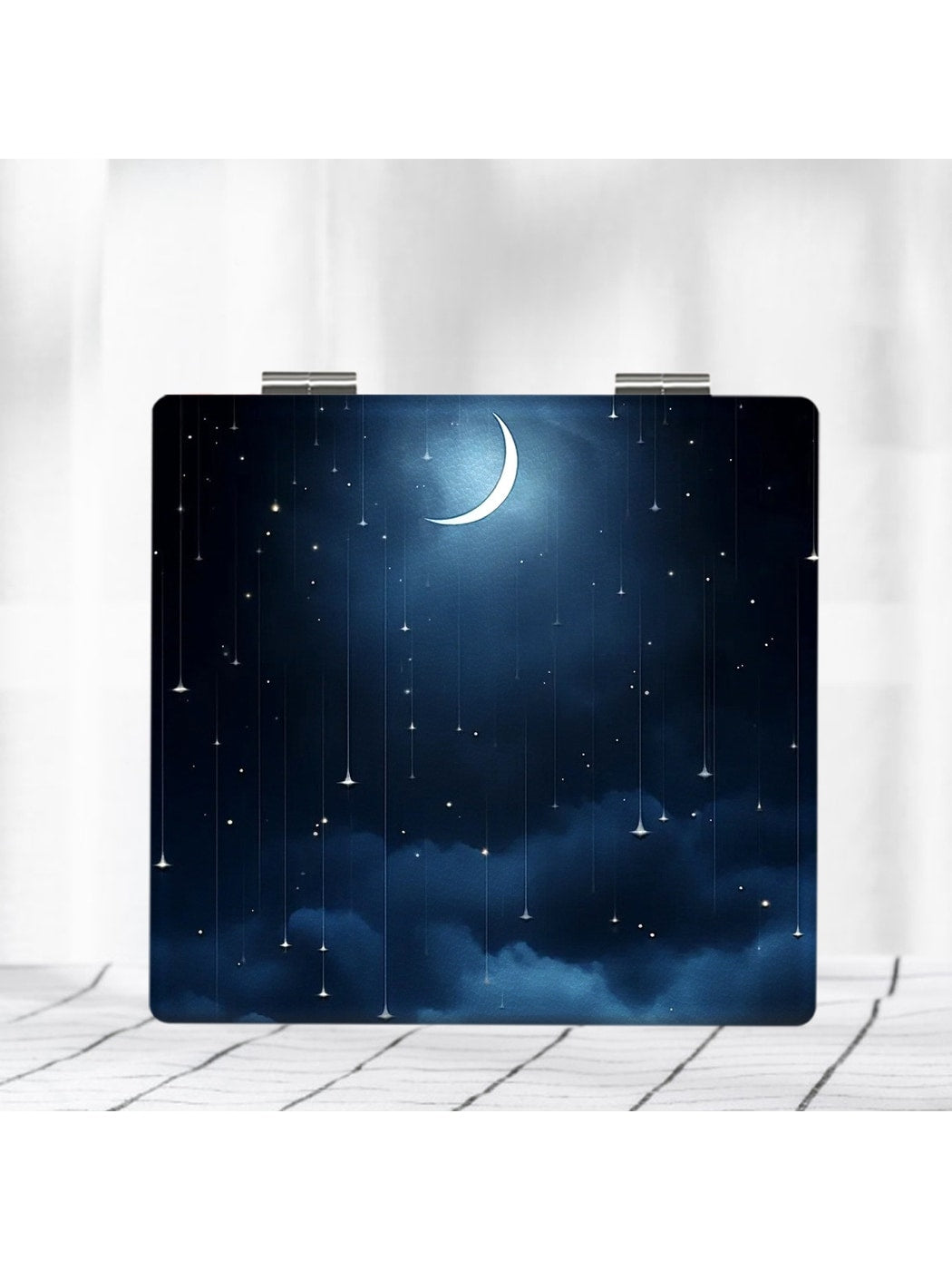 Mirroray - Cartoon Night Sky Portable Vanity Mirror