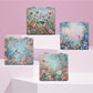 Mirroray - Foldable Floral Print Glass Makeup Mirror