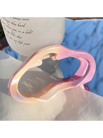 Beau - Gradient Plastic Square Shape Claw Clip