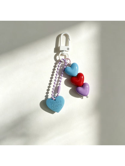Keypus - Modern Minimalist Heart Bag Charm Keychain