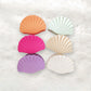 Beau - Matte Plastic Fan Shape Everyday Claw Clip