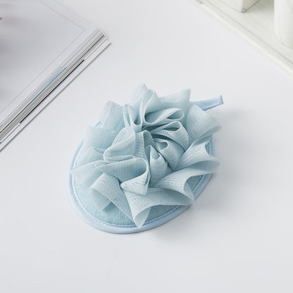 Papo - Ruffled Oval Hanging Polyester Shower Bath Pouf