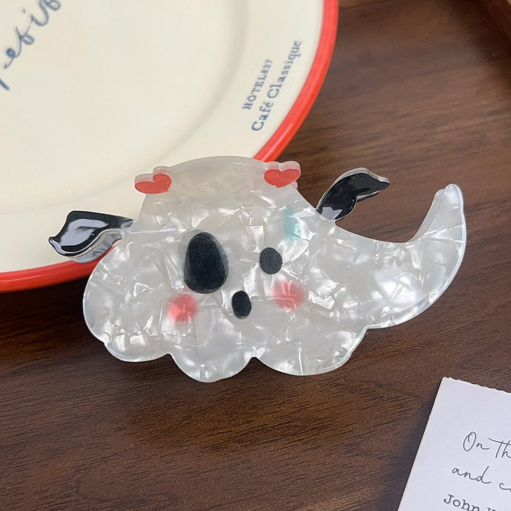Beau - Halloween Cute Pumpkin Ghost Pattern Claw Clip