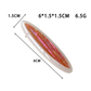 Beau - Pointed Ends Ring Accent Duckbill Hair Clip