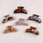 Beau - Textured Pattern Curved Claw Clip