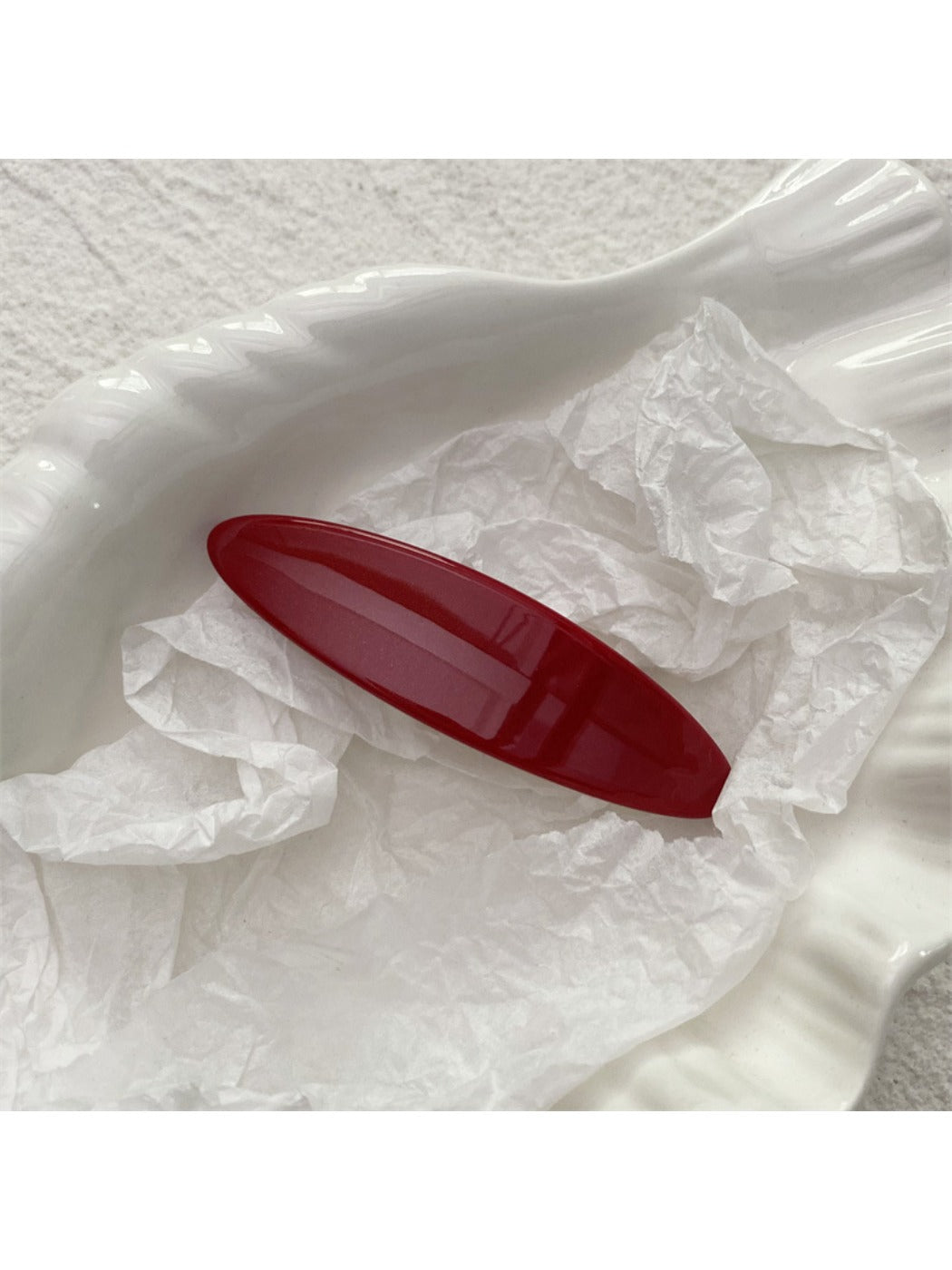 Beau - Solid Color Oval Hair Clip
