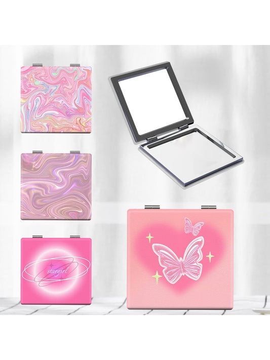 Mirroray - Butterfly Pattern Compact Folding Mirror