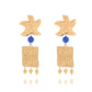 Earedge - Ocean Style Starfish Ball Tassel Earrings
