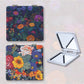 Mirroray - Foldable Floral Print Compact Makeup Mirror