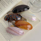 Beau - Oval Acetate Fiber Gloss Finish Hair Clip