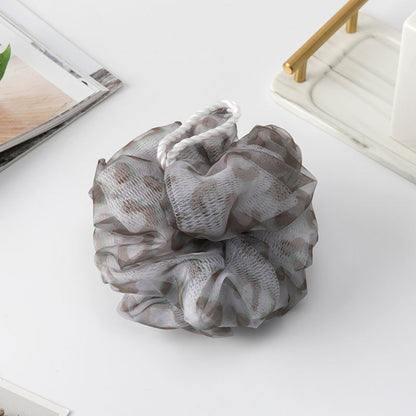 PAPO – Leopard Mesh Shower Pouf