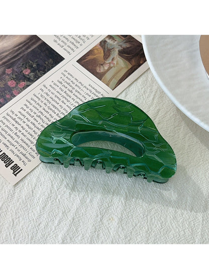 Beau - Retro Openwork Half Moon Claw Clip