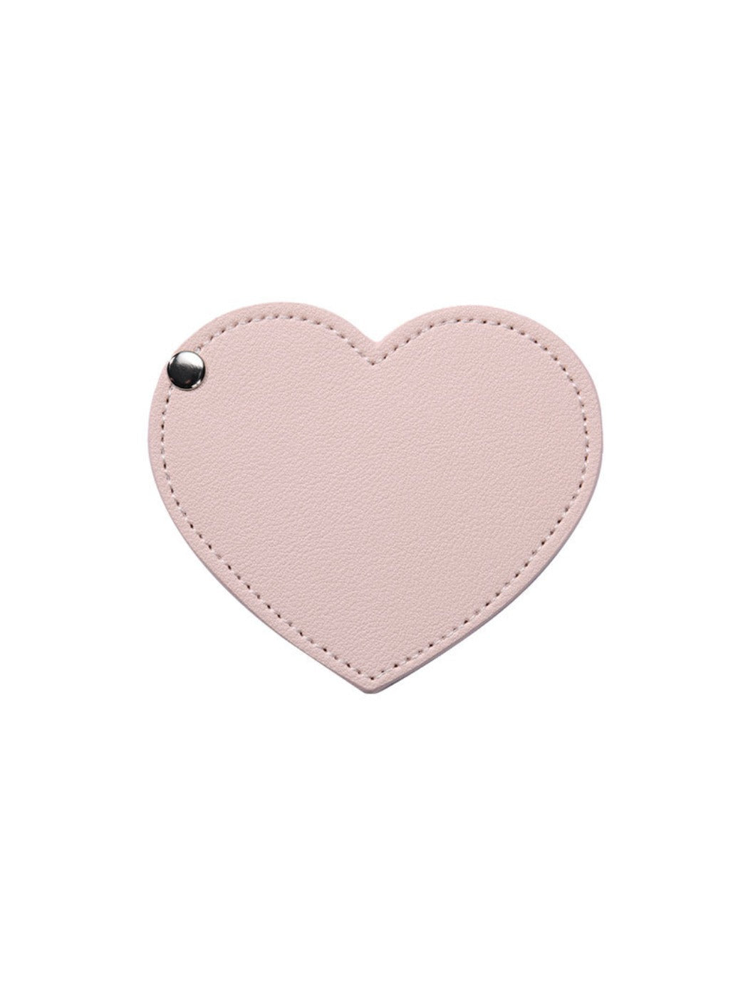 Mirroray - Elegant PU Leather Heart Folding Mirror