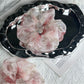 Gifty - Rose Organza Floral Puff Scrunchie