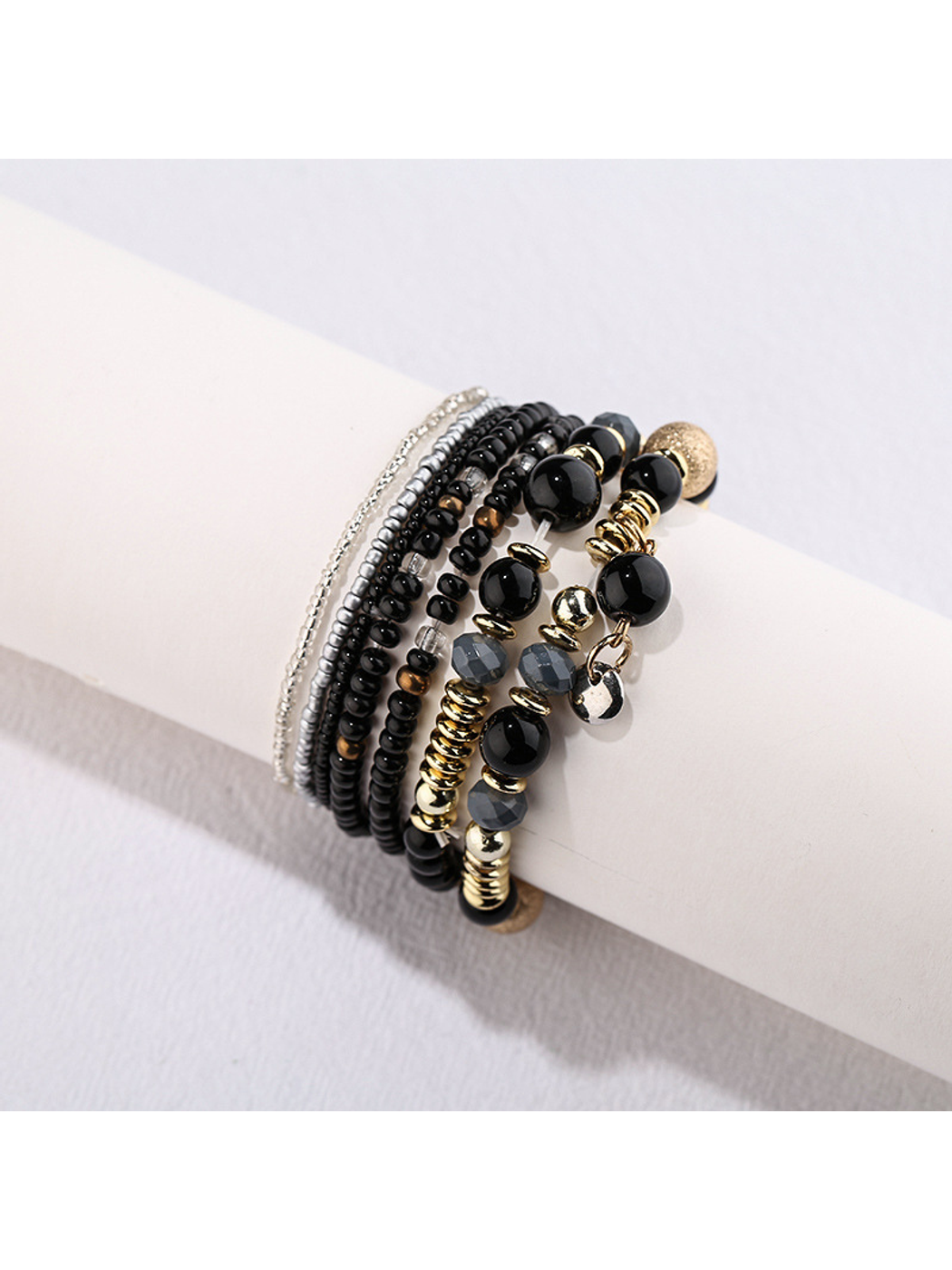 Lovra - Bohemian Beaded Layered Bracelet