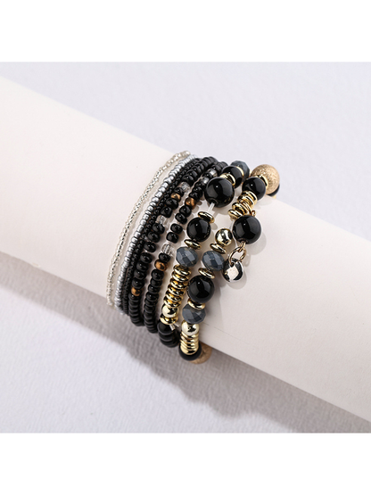 Lovra - Bohemian Beaded Layered Bracelet