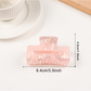 Beau - Rectangular Vintage Style Acrylic Claw Clip