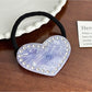 Gifty-Heart Acetate Hair Clip Ponytail Holder Edge Clip