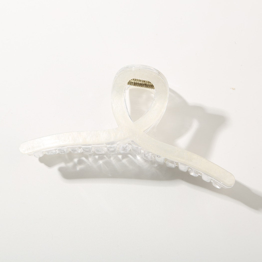 Beau - Acetate Fiber Loop Line Women Claw Clip