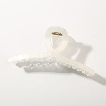 Beau - Acetate Fiber Loop Line Women Claw Clip
