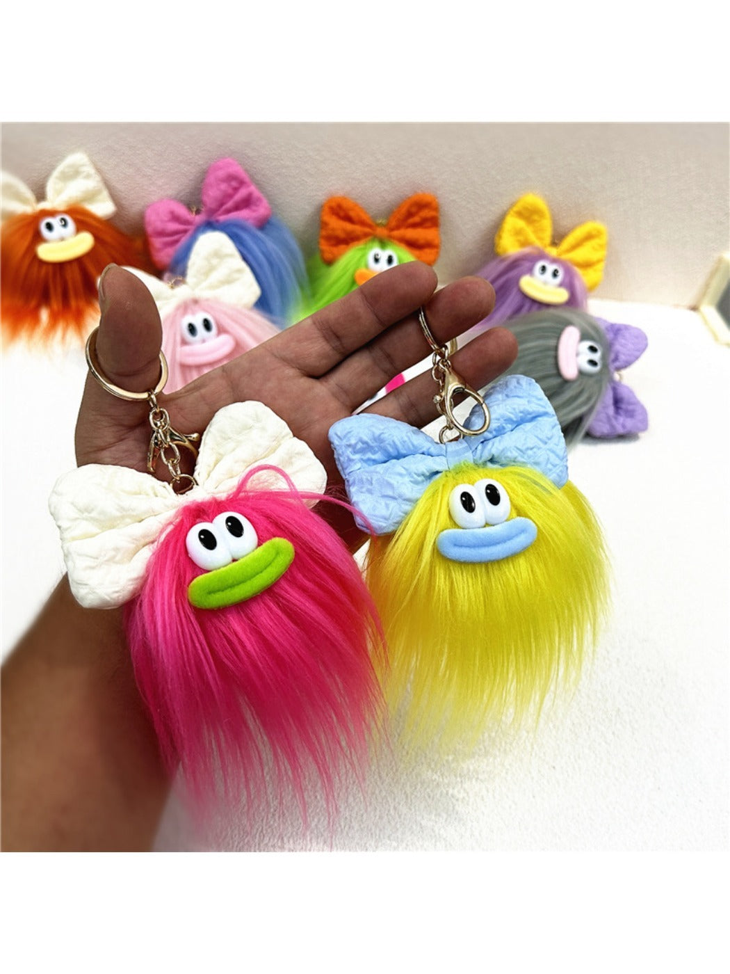 Keypus - Funny Bow Doll Bag Charm Keychain