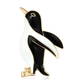 Brovia - Simple Penguin Design Alloy Enamel Brooch