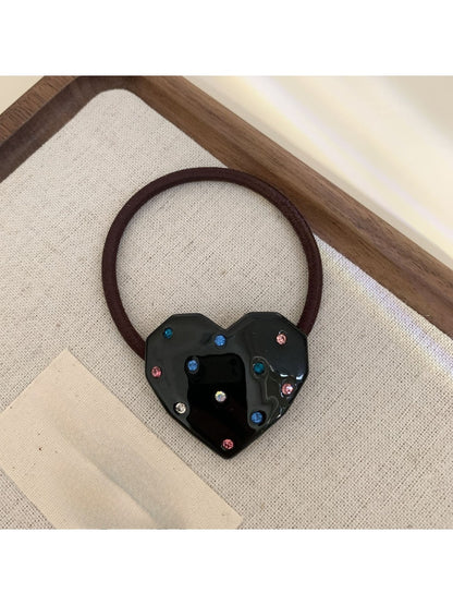 Gifty - Heart Acetate Elastic Hair Tie