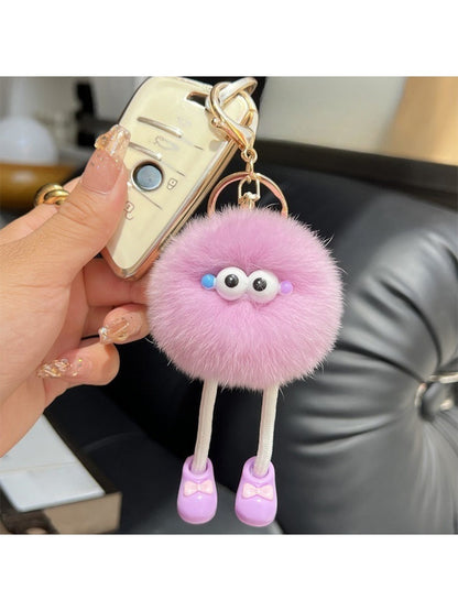 Keypus - Long Legs Little Coal Ball Keychain