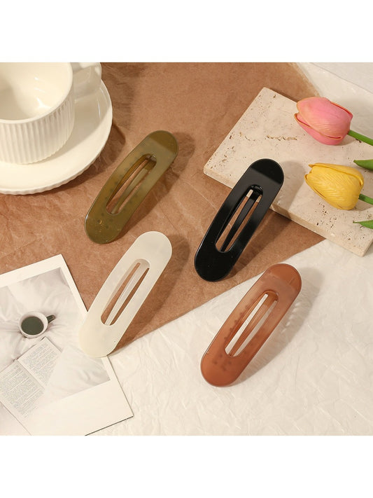 Beau - Oval Shaped Pretty Hair Clip