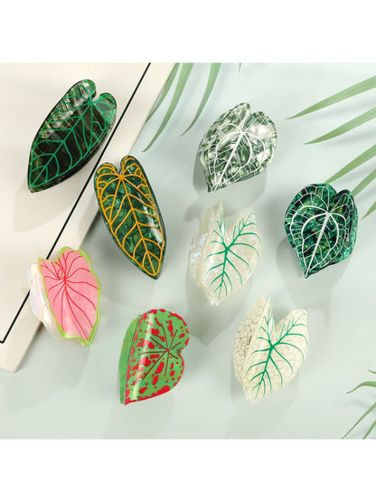 Beau - Plant Shaped Acetate Hair Clip