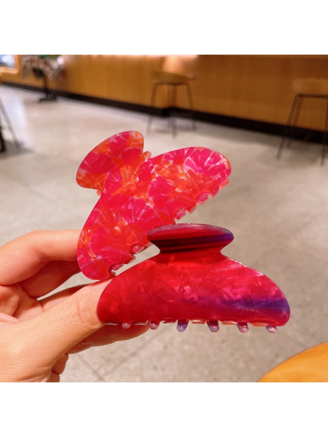 Beau - Colorful Half Circle Claw Clip
