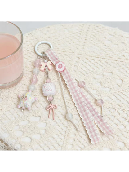 Keypus - Cartoon Star Charm Keychain