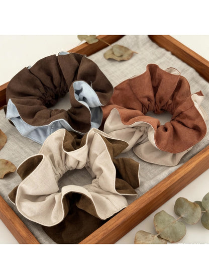 Gifty - Clean Two Tone Contrast Scrunchie