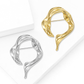 Brovia - Modern Irregular Open Shape Alloy Brooch