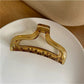 Beau - Transparent Fish Tail Claw Clip