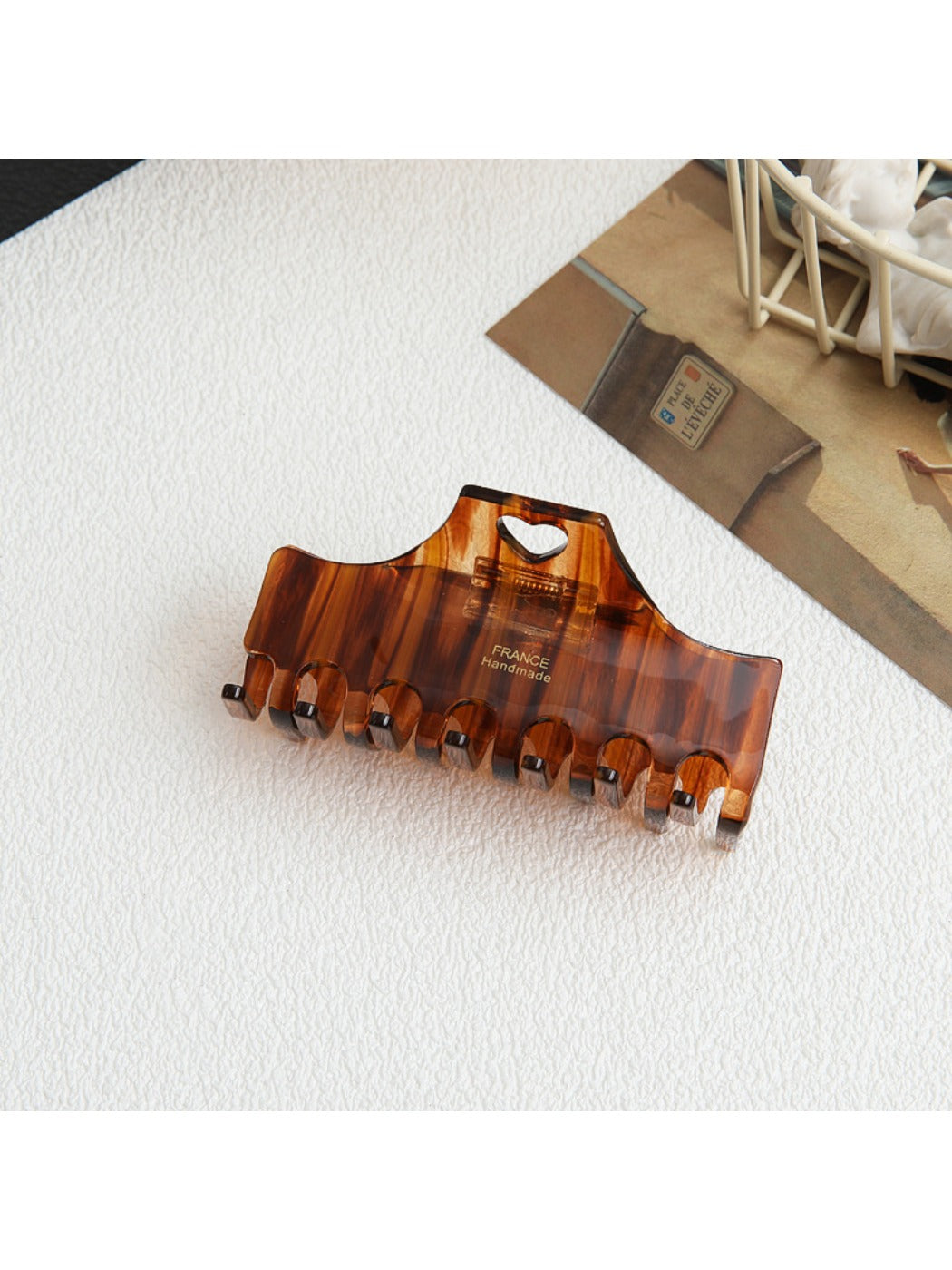 Beau - Chic Striped Claw Clip