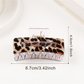 Beau - Vintage Leopard Print Curved Claw Clip