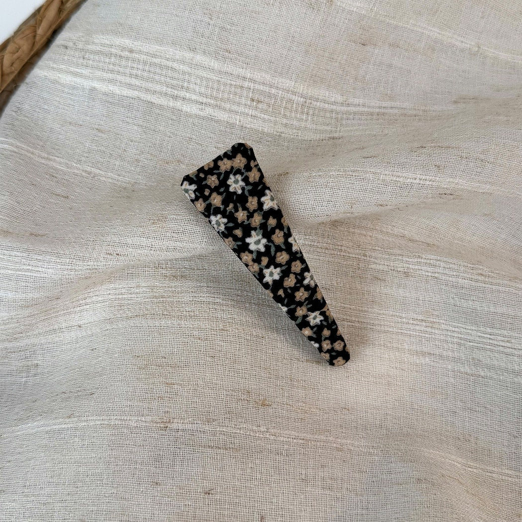 Beau - Floral Pattern Fabric Hair Clip