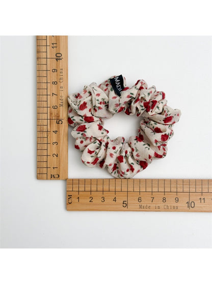 Gifty - Floral Print Fabric Hair Ties