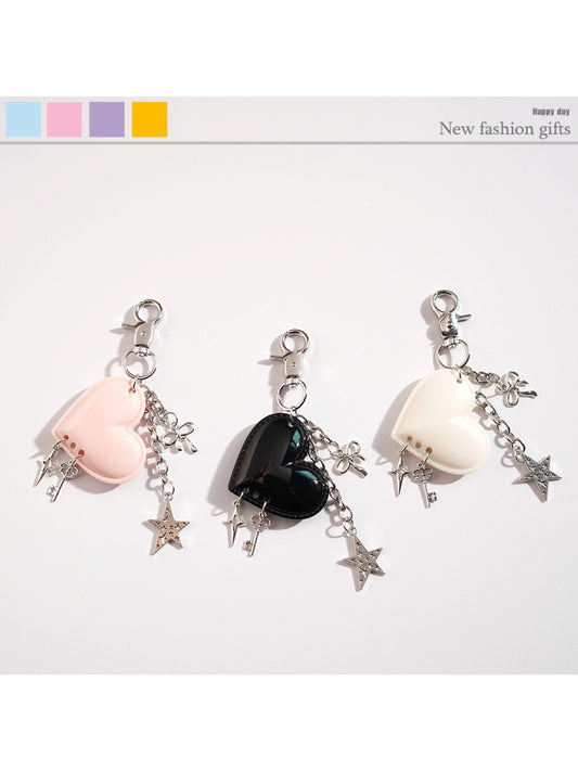 Keypus - Butterfly Heart Shaped Bag Pendant