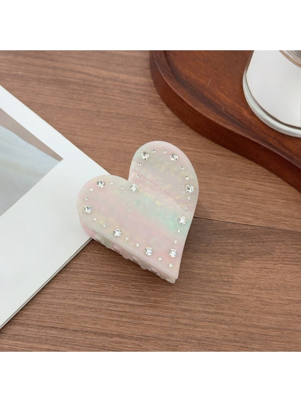 Beau - Valentine'S Heart Hair Claw Clip