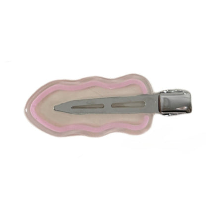 Beau - Plastic Alloy Irregular Wave Side Hair Clip