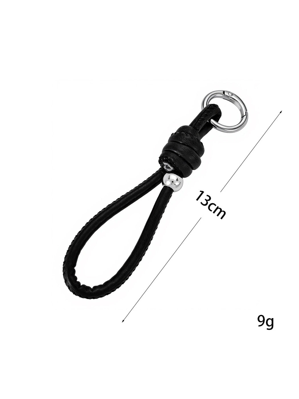 Keypus - Roman Knot Faux Leather Bag Charm Keychain