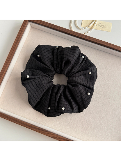 Gifty - Striped Sweet Style Polyester Scrunchie