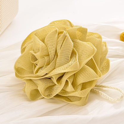Papo - Rose Form PE Mesh Bath Pouf