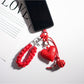 Keypus - Red Heart-Shaped Keyring