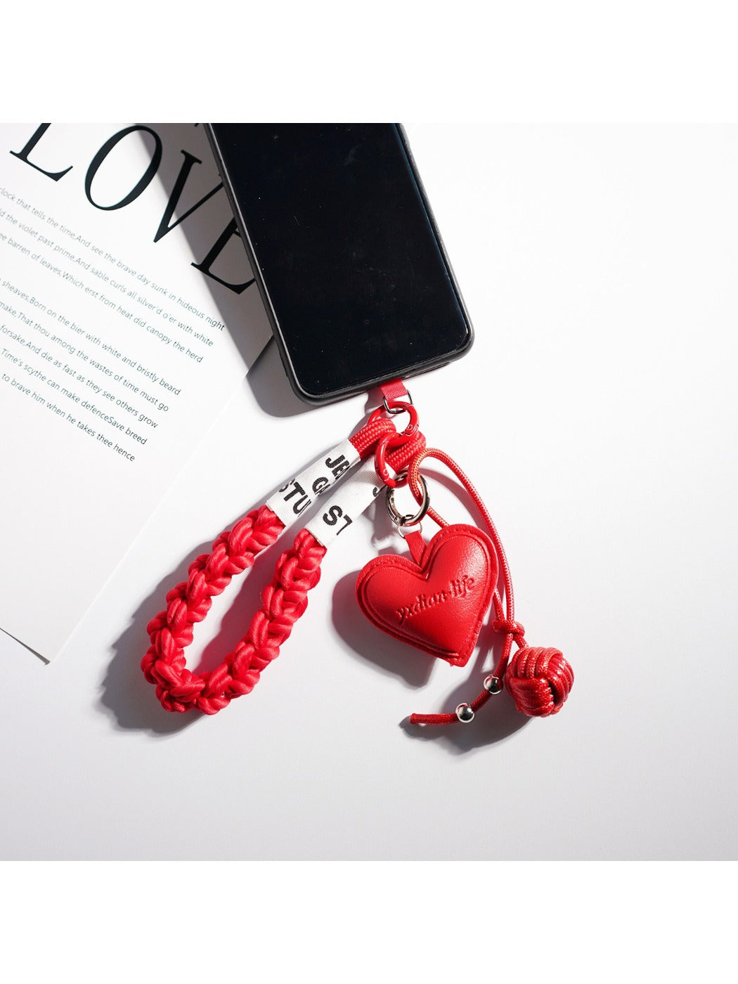 Keypus - Red Heart-Shaped Keyring