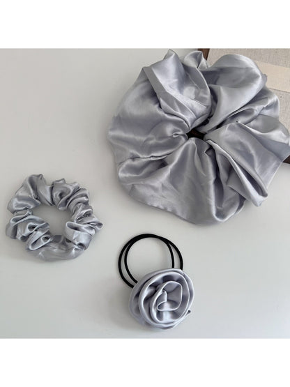 Gifty - Satin 3D Flower Hair Tie